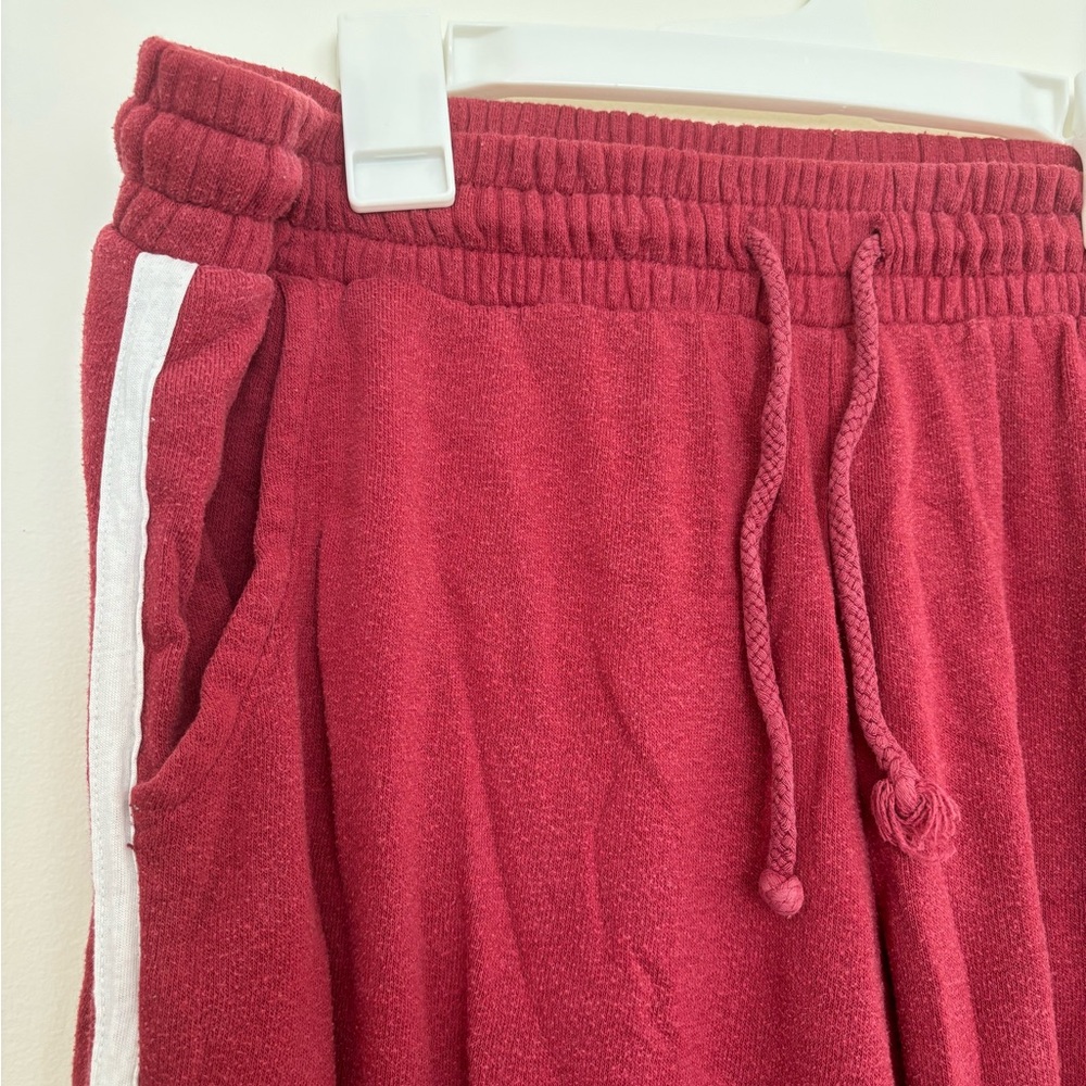 Women’s Stripe Red Jogger Pants